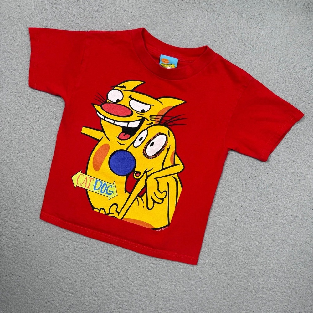 Kids Vintage 90s Nickelodeon CatDog T-shirt